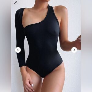 NBD Revolve Cut out Asymmetrical Bodysuit